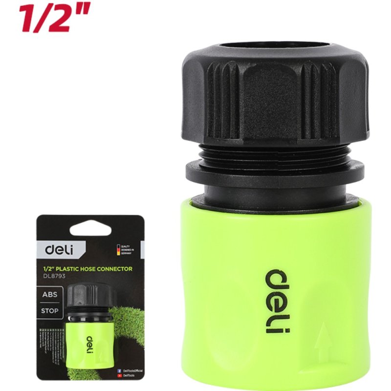 Соединитель-коннектор для шлангов Deli GS EDL8793, 1/2