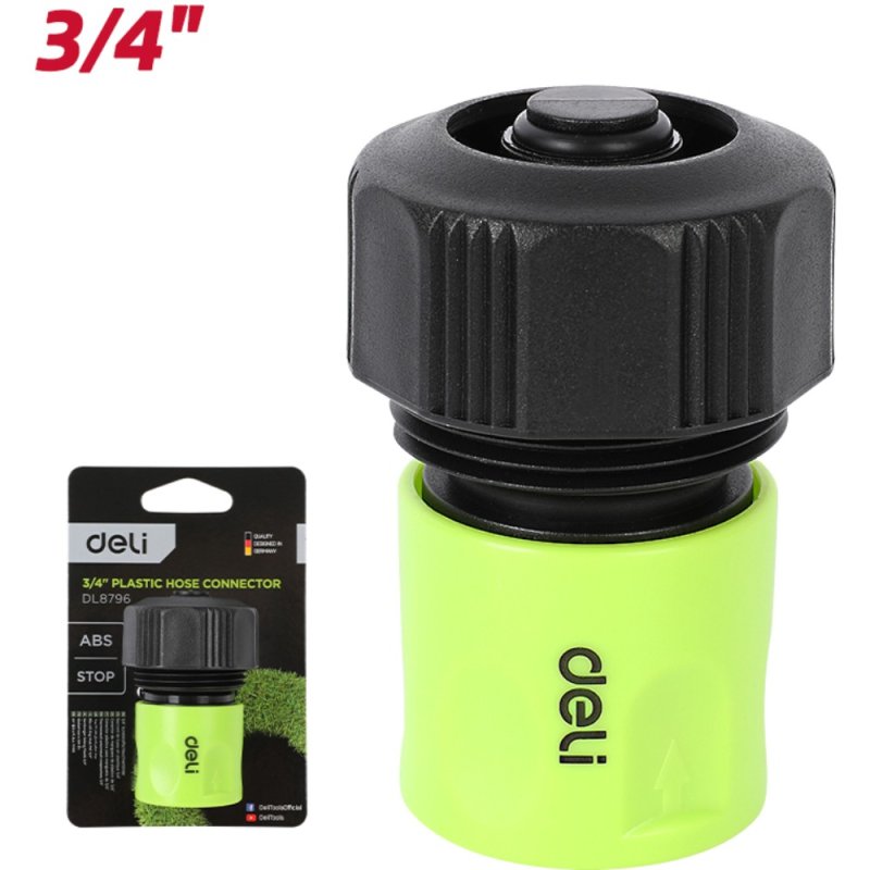 Соединитель-коннектор для шлангов Deli GS EDL8796, 3/4