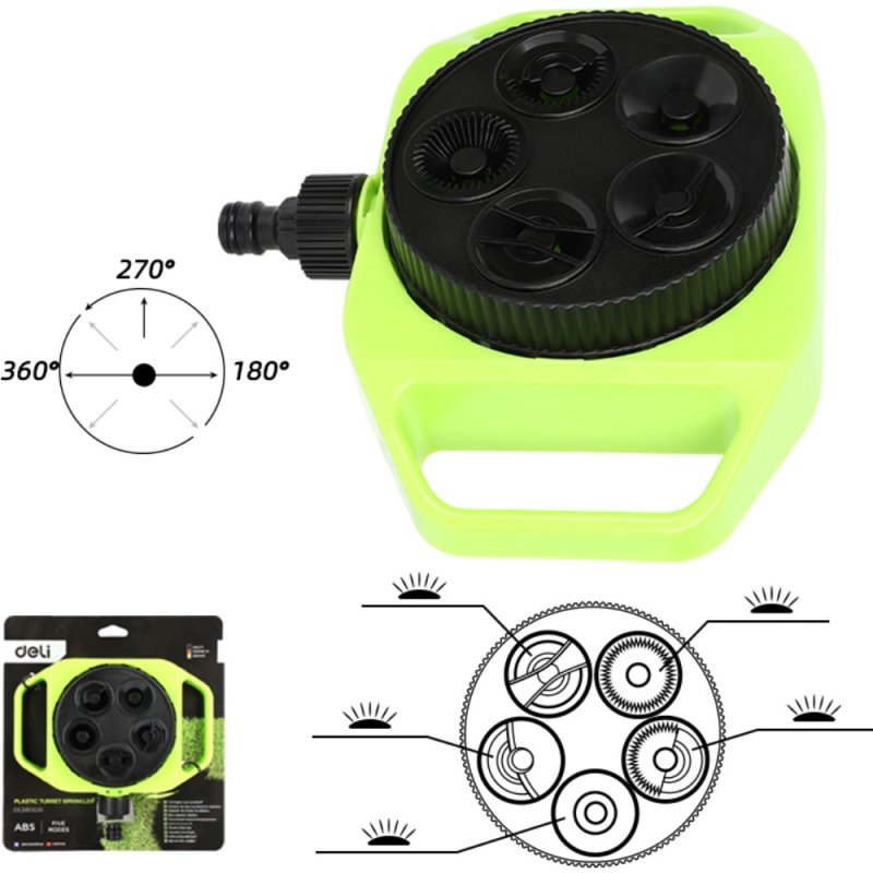 Дождеватель-разбрызгиватель Deli GS EDL581300, 3/4