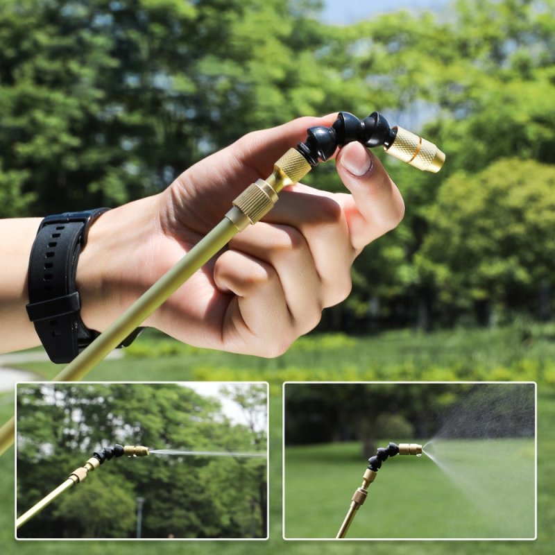 Опрыскиватель Deli GS DL581105, помповый, 5 л, черный, голубой