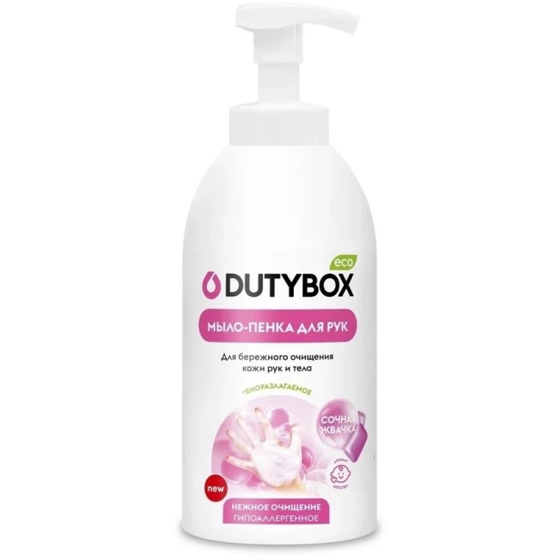 Мыло-пена Dutybox Bubble gum, экологичное, 500 мл