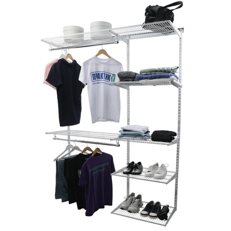 Гардеробная система Optima G150 белая