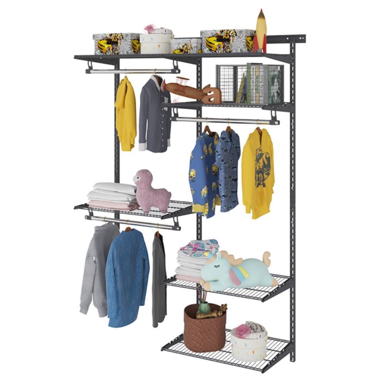 Гардеробная система Optima G120 графит