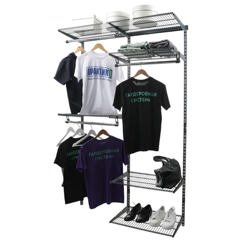 Гардеробная система Optima G150 графит