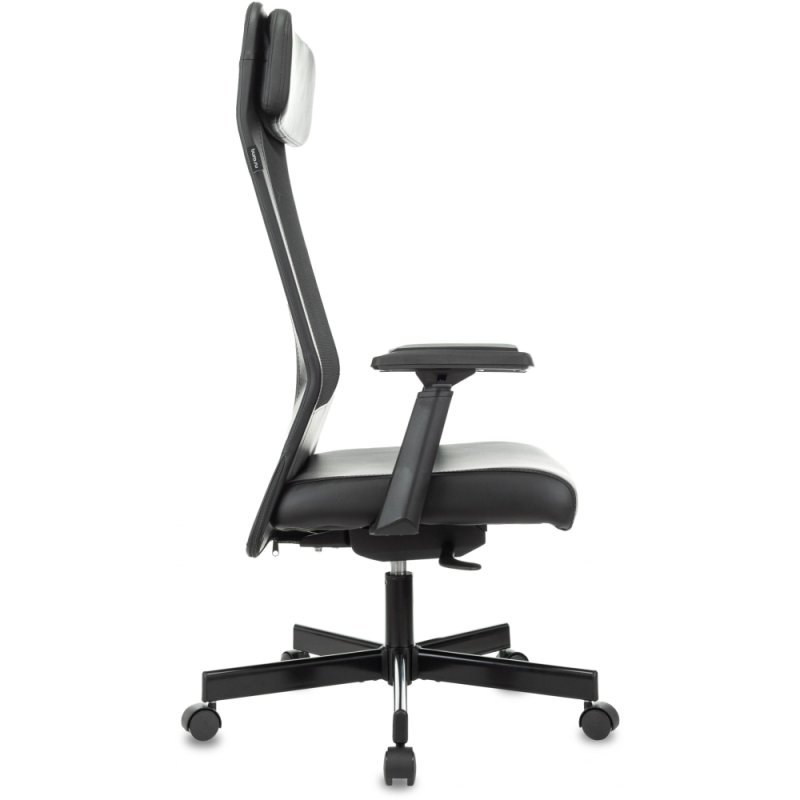 Кресло для руководителя Бюрократ T-995, экокожа/сетка, металл, черный