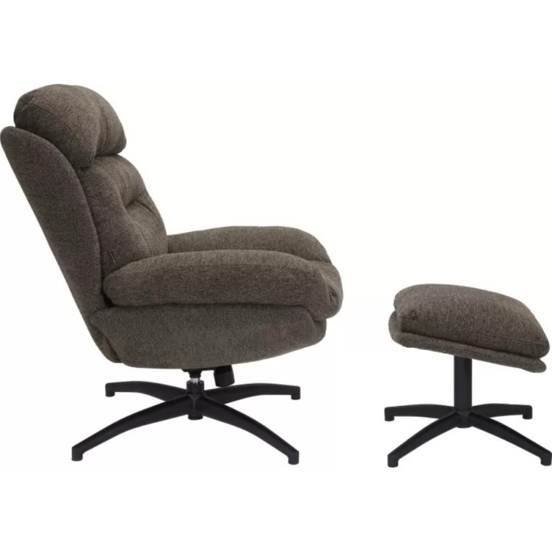 Кресло мягкое EVERPROF Kiwi, ткань, темно-коричневый