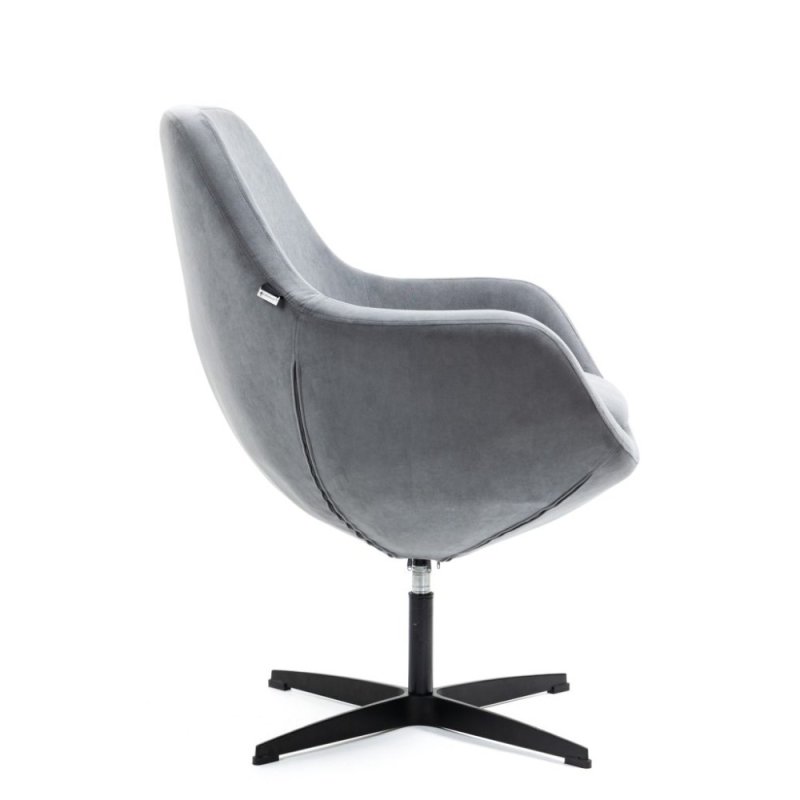 Кресло мягкое EVERPROF Rocky, ткань, серый, металл