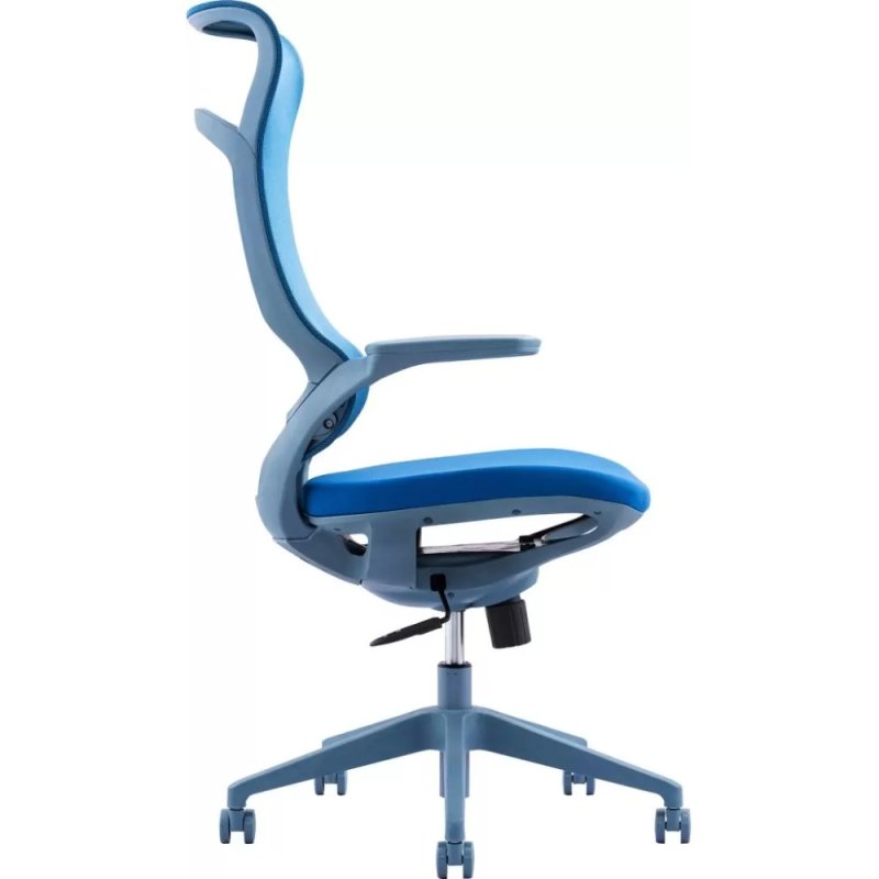 Кресло для руководителя EVERPROF Spirit, сетка, синий