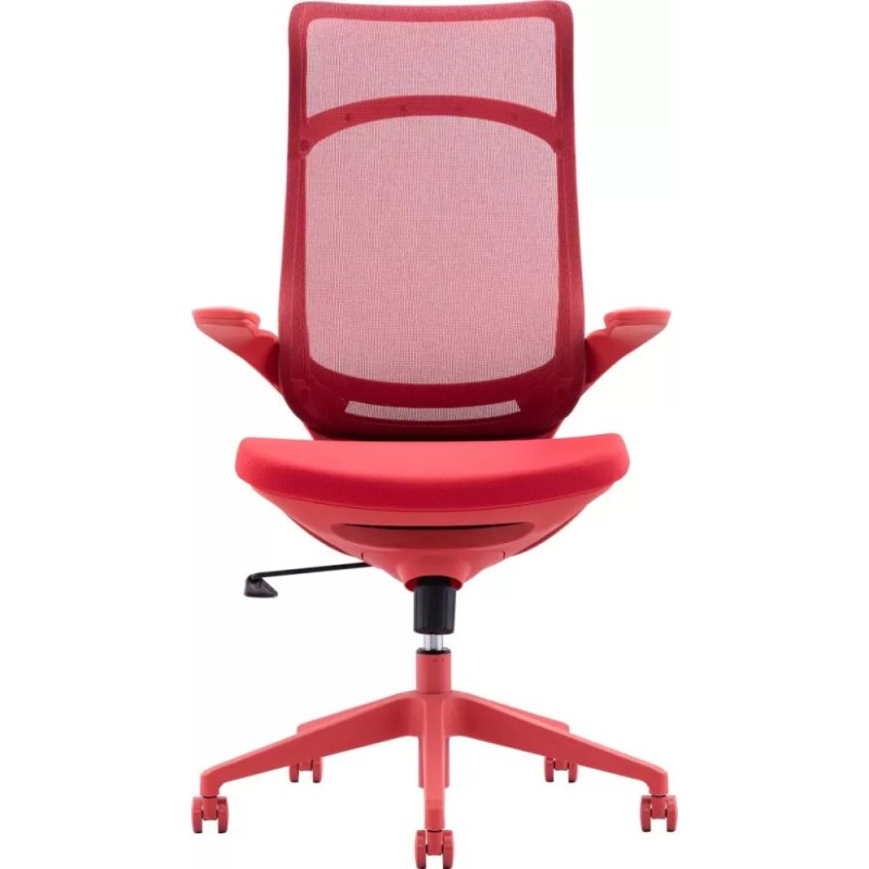 Кресло для руководителя EVERPROF Spirit, сетка, красный