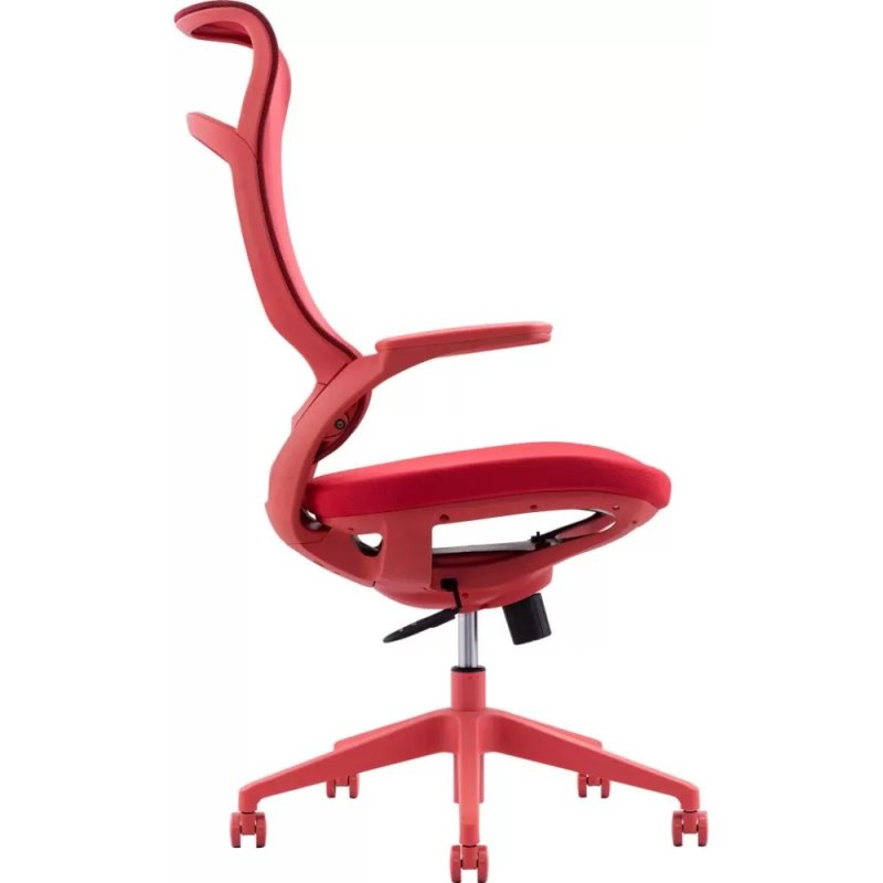 Кресло для руководителя EVERPROF Spirit, сетка, красный