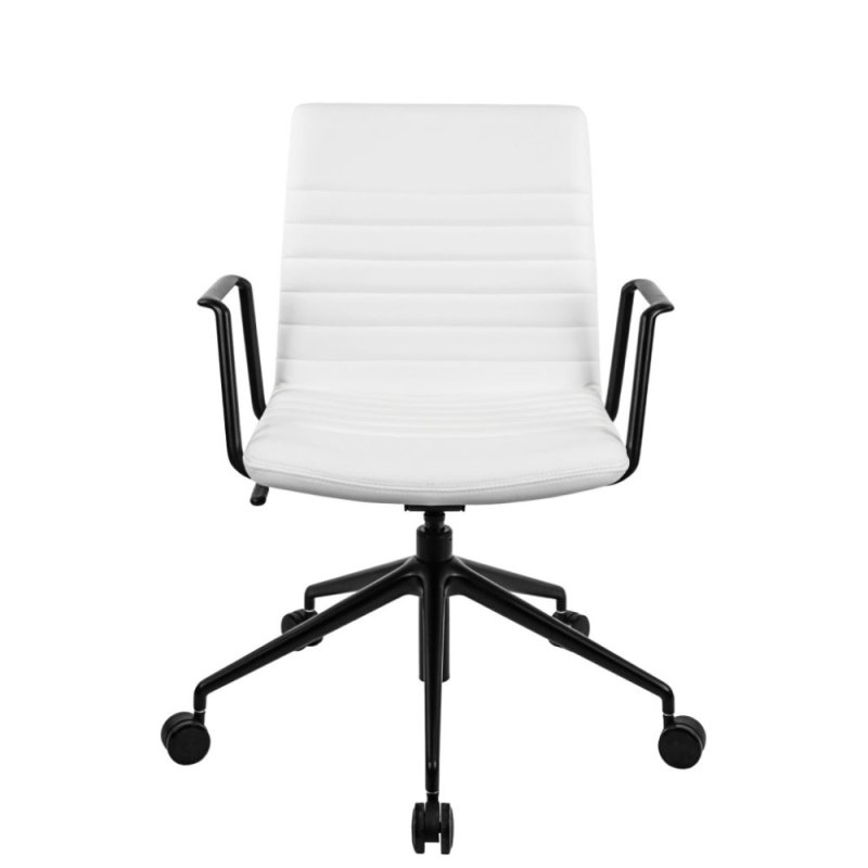 Кресло для персонала EVERPROF Dallas, экокожа, белый