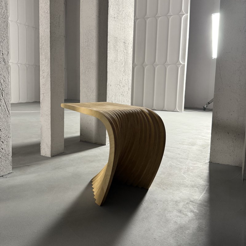 Журнальный столик Karlinwood GAP S 570х324x450 мм, фанера натуральная