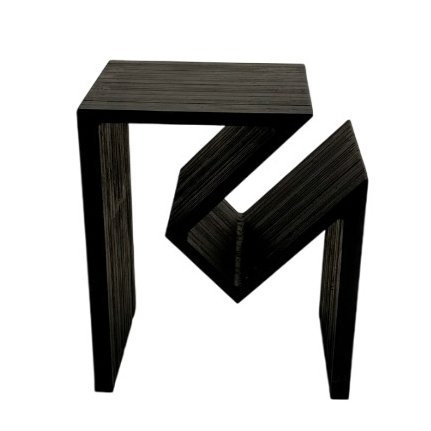 Стол прикроватный Karlinwood CORNER S 400х324x450 мм, фанера натуральная