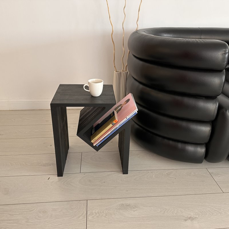 Стол прикроватный Karlinwood CORNER S 400х324x450 мм, фанера натуральная