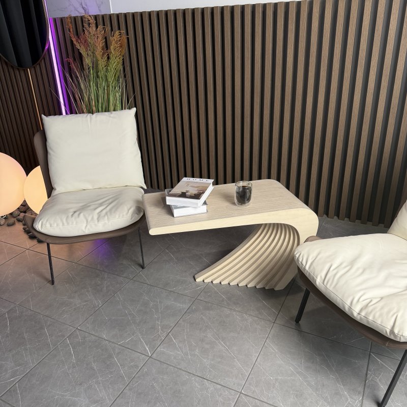 Журнальный столик Karlinwood GAP M 830х420x470 мм, фанера натуральная