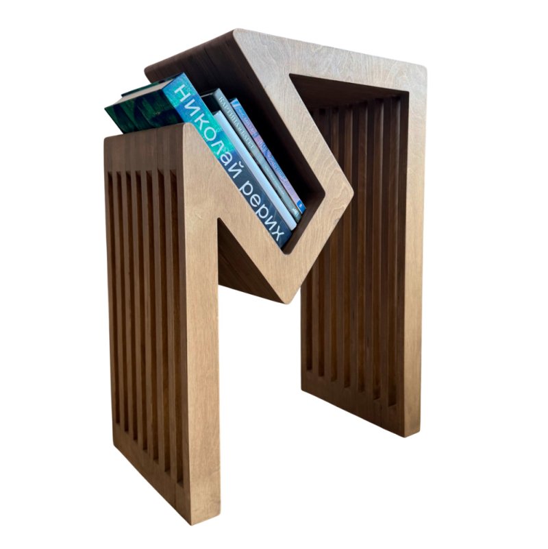 Стол прикроватный Karlinwood CORNER M 500*315*650 мм, фанера натуральная