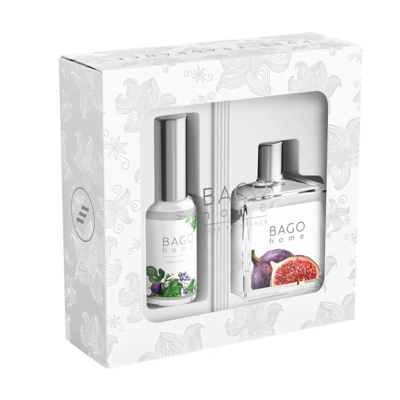 Набор ароматический BAGO HOME (диффузор инжир 50мл, спрей зеленый инжир 30мл)
