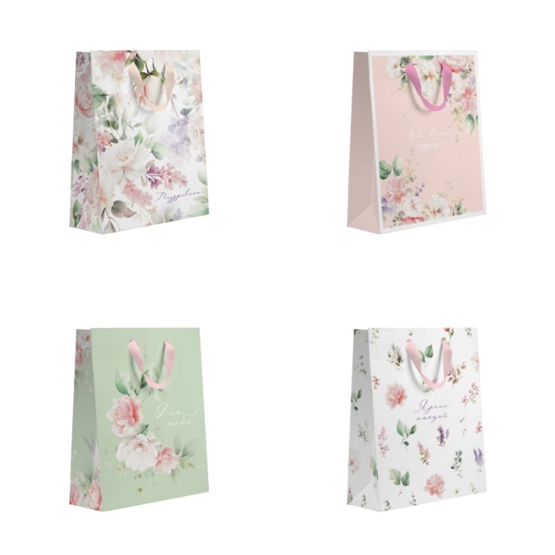 Пакет бумажный подарочный 