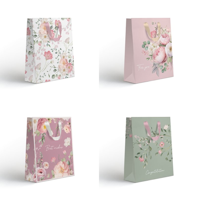 Пакет бумажный подарочный 