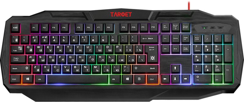 Набор игровой клавиатура и мышь с наушниками и ковриком 