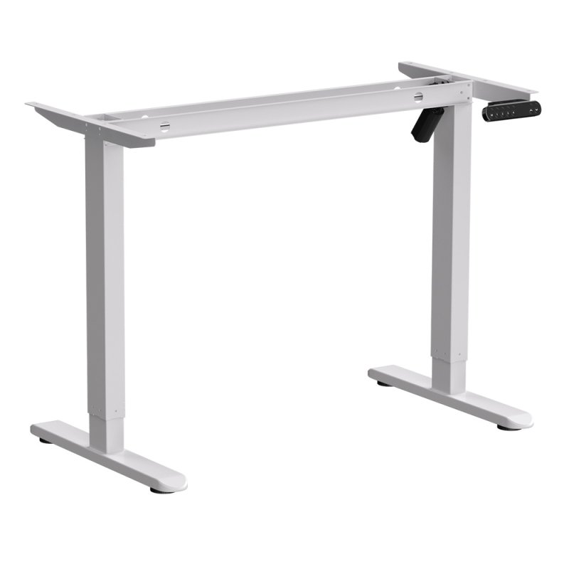 Каркас стола с электроприводом одномоторный AOKE, Well Desk BASIC, белый (AK-LCSM01ST-M60)
