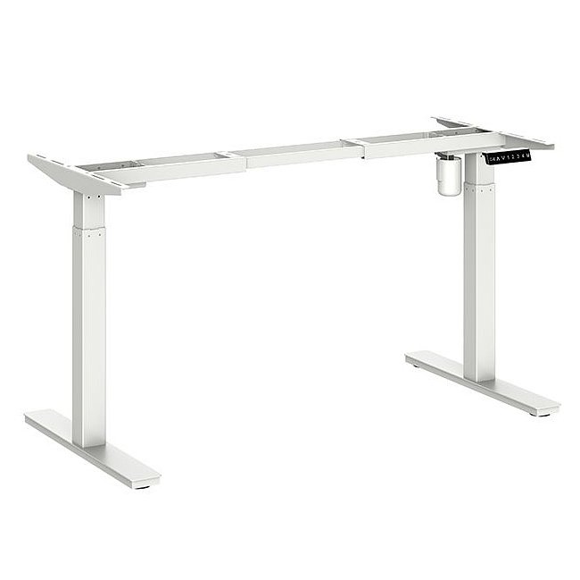 Каркас стола с эл. приводом одномоторный AOKE AK02YJYT-TY-A-F.WH (1075-1720)*600мм,aoke, цвет белый (Well Desk Evolution)