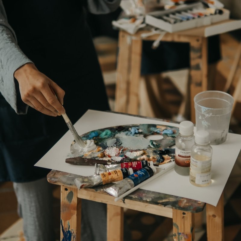 Краски акриловые Ладога, 101 белила титановые, 100 мл., банка