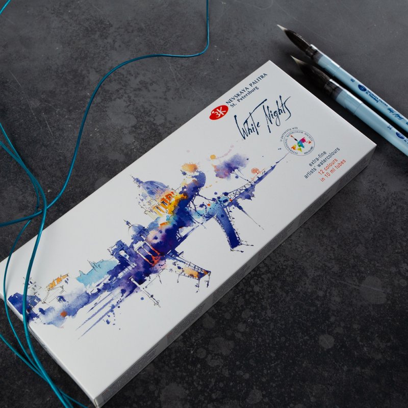 Краски акварельные 