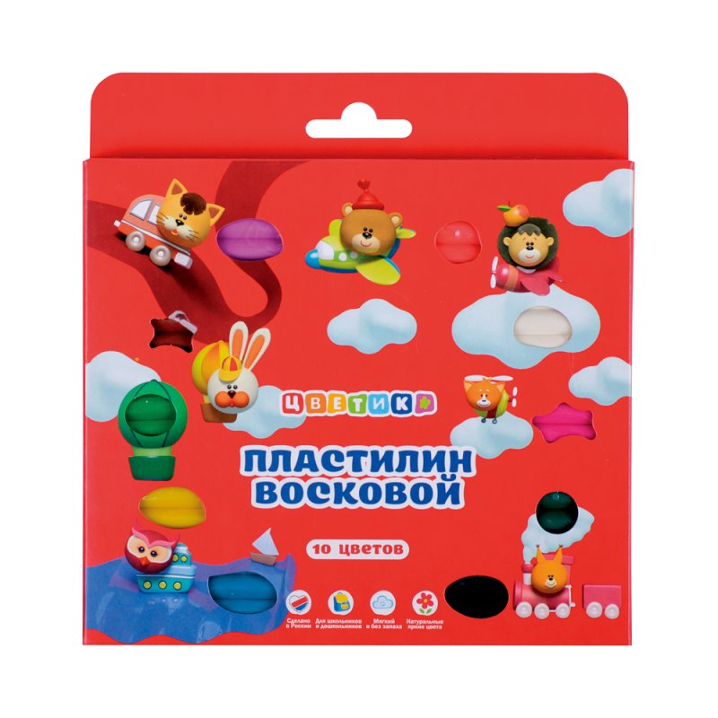 Пластилин восковой 