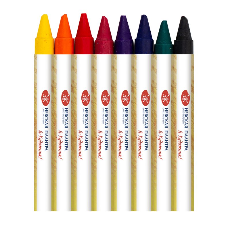 Мелки восковые 