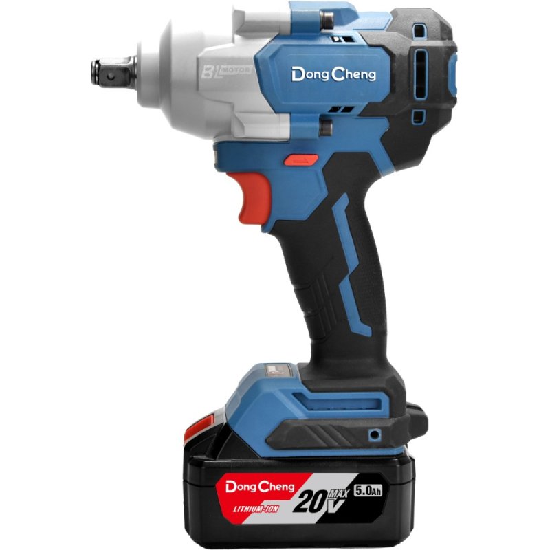 Аккумуляторный гайковерт DongCheng DCPB698 (TYPE FK), 20 В, 698 Нм, 2 АКБ, 5 Ач, З/У 4 А