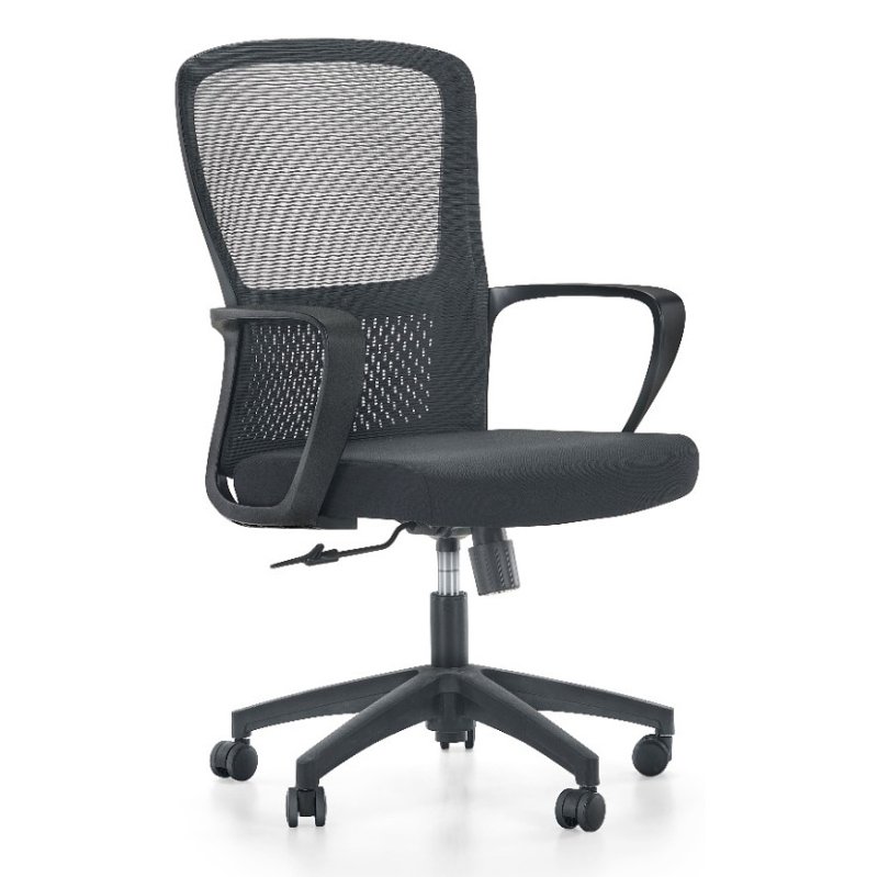 Кресло компьютерное SitZone U-069B, сетка, ткань, пластик, черный