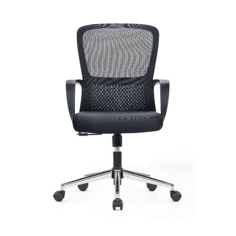 Кресло компьютерное SitZone U-069B, сетка, ткань, черный