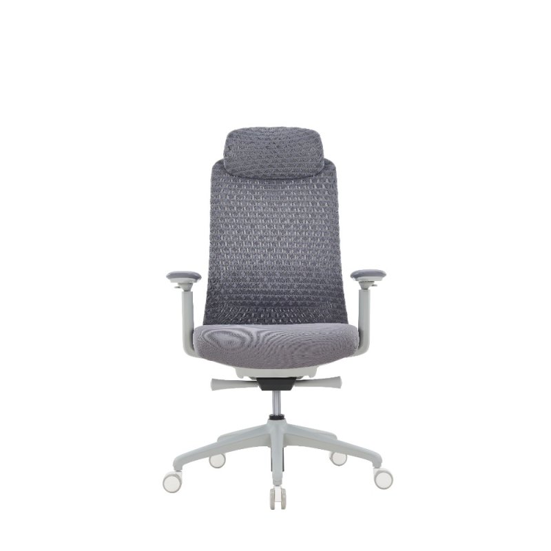 Кресло эргономичное SitZone CH-531A, ткань, пластик, серый