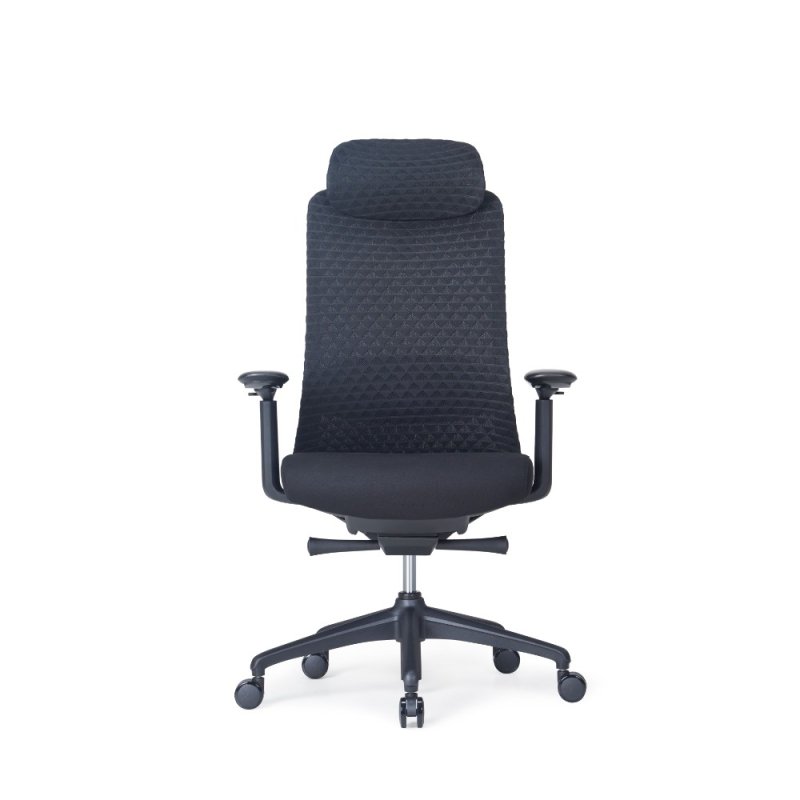 Кресло эргономичное SitZone CH-531A, ткань, пластик, черный