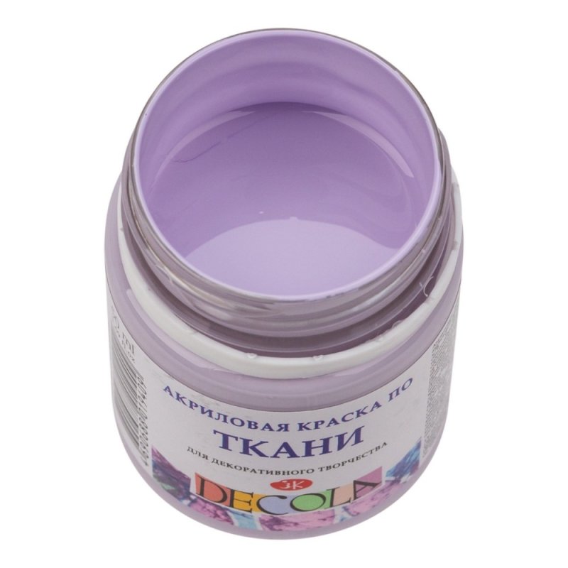 Краска акриловая по ткани 