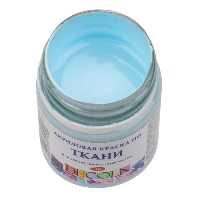 Краска акриловая по ткани 