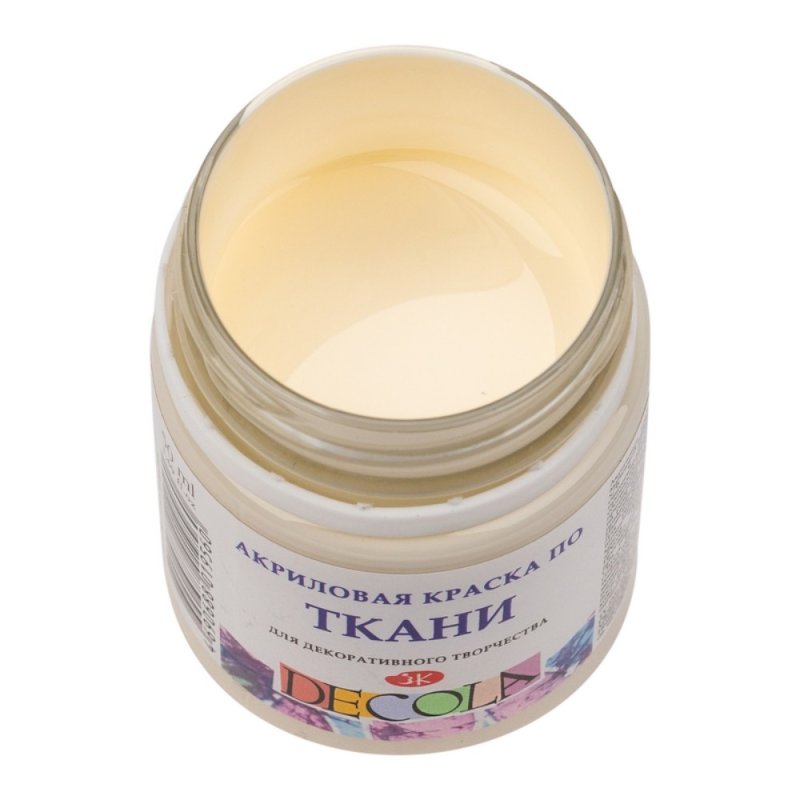 Краска акриловая по ткани 