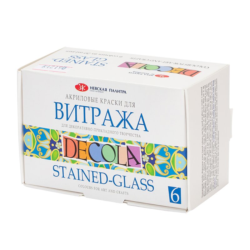 Краска акриловая для витража 