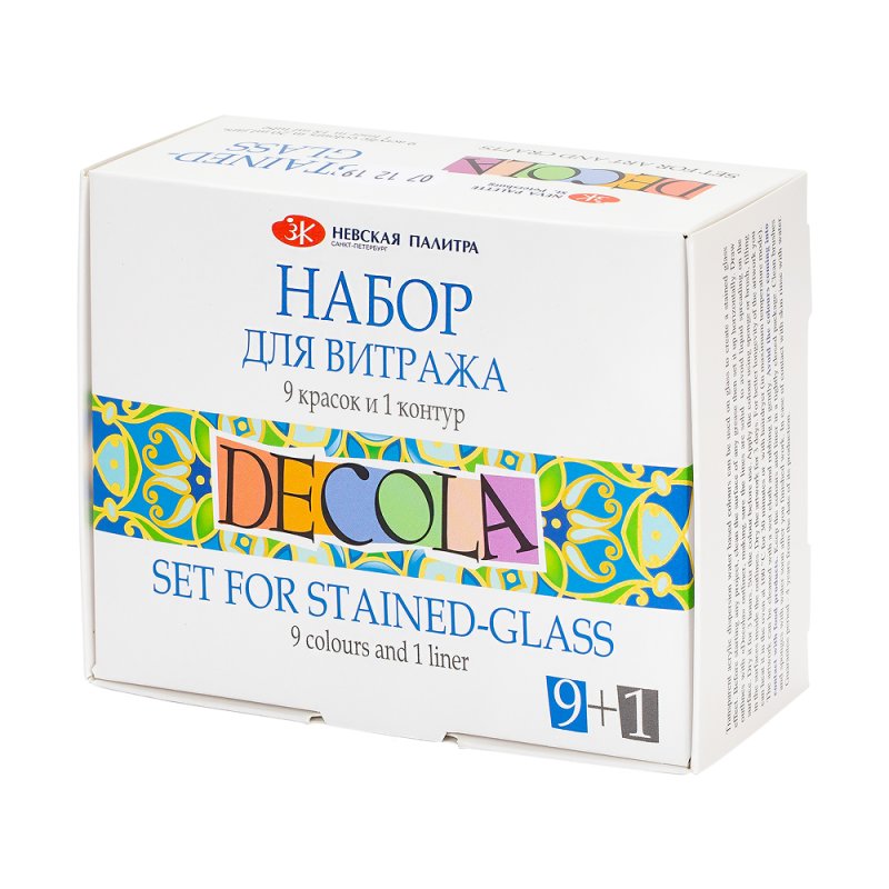 Краска акриловая для витража 