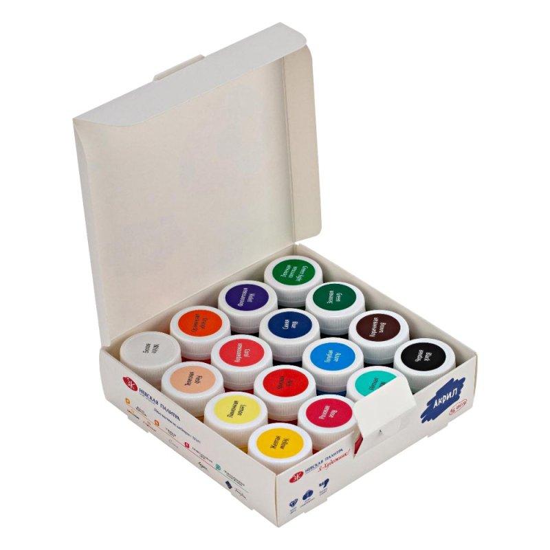 Краски акриловые глянцевые 