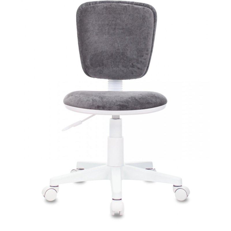 Кресло детское Бюрократ CH-W204NX, ткань, серый Italia 26, пластик, корпус белый