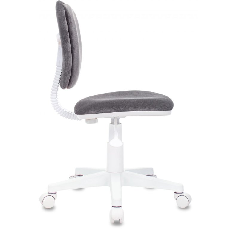 Кресло детское Бюрократ CH-W204NX, ткань, серый Italia 26, пластик, корпус белый