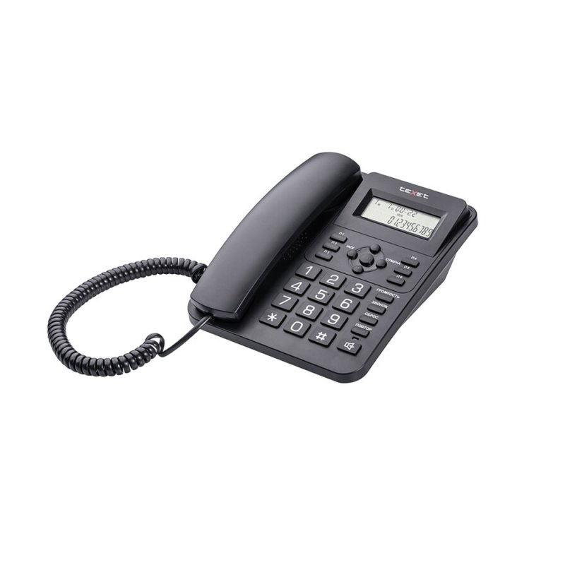 Телефонный аппарат Texet TX-264, черный