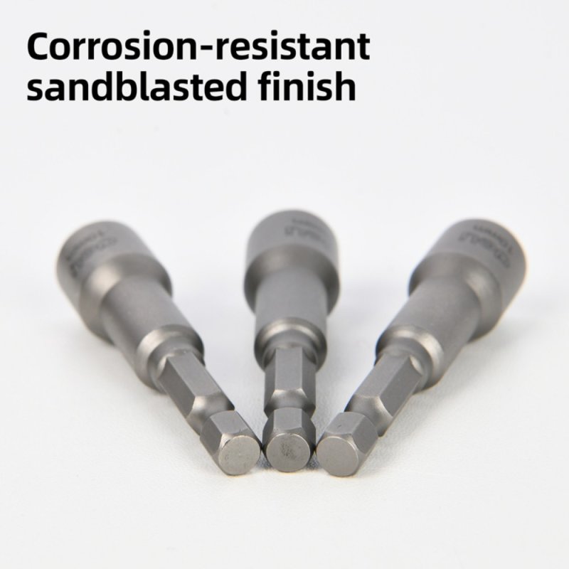 Набор насадок шестигранных магнитных Deli YS EDL4810T, 10 мм, 3 шт, HEX 1/4