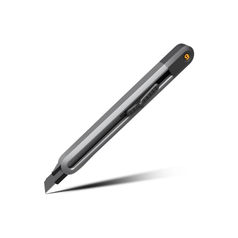 Нож строительный Deli HS EHT4009, 9 мм, Soft Touch, черный