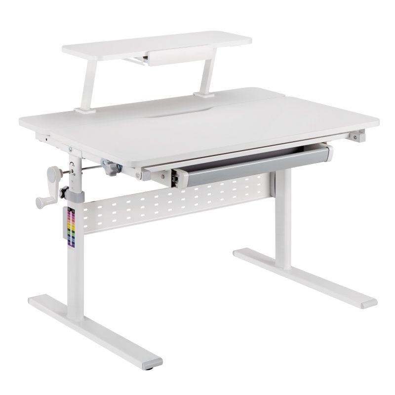 Стол Ergosmart E601S GREY, 900х600х(540-760) мм