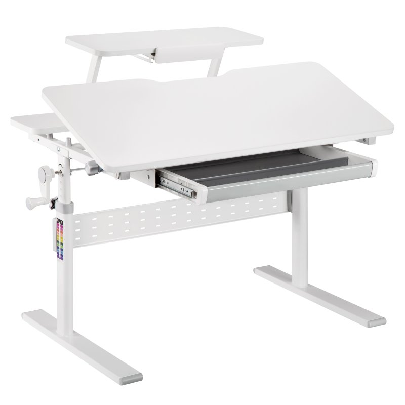 Стол Ergosmart E601S GREY, 900х600х(540-760) мм