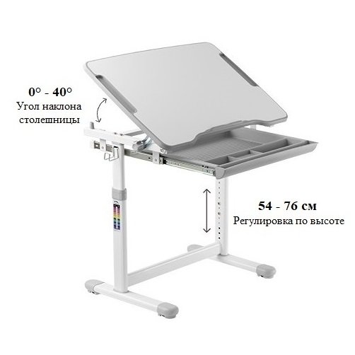 Комплект Ergosmart ученический Smart B207EDU: комплект мебели (парта и стул) B207EDU