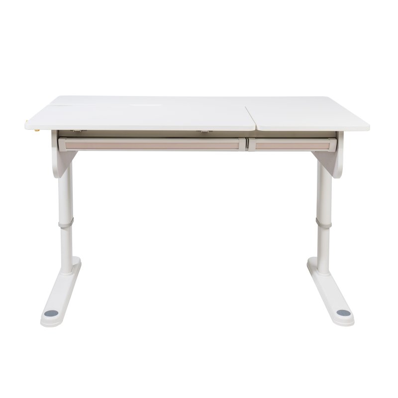 Комплект Ergosmart ученический Caravel: стол регулируемый Caravel, полка с подставкой для книг Wooden space